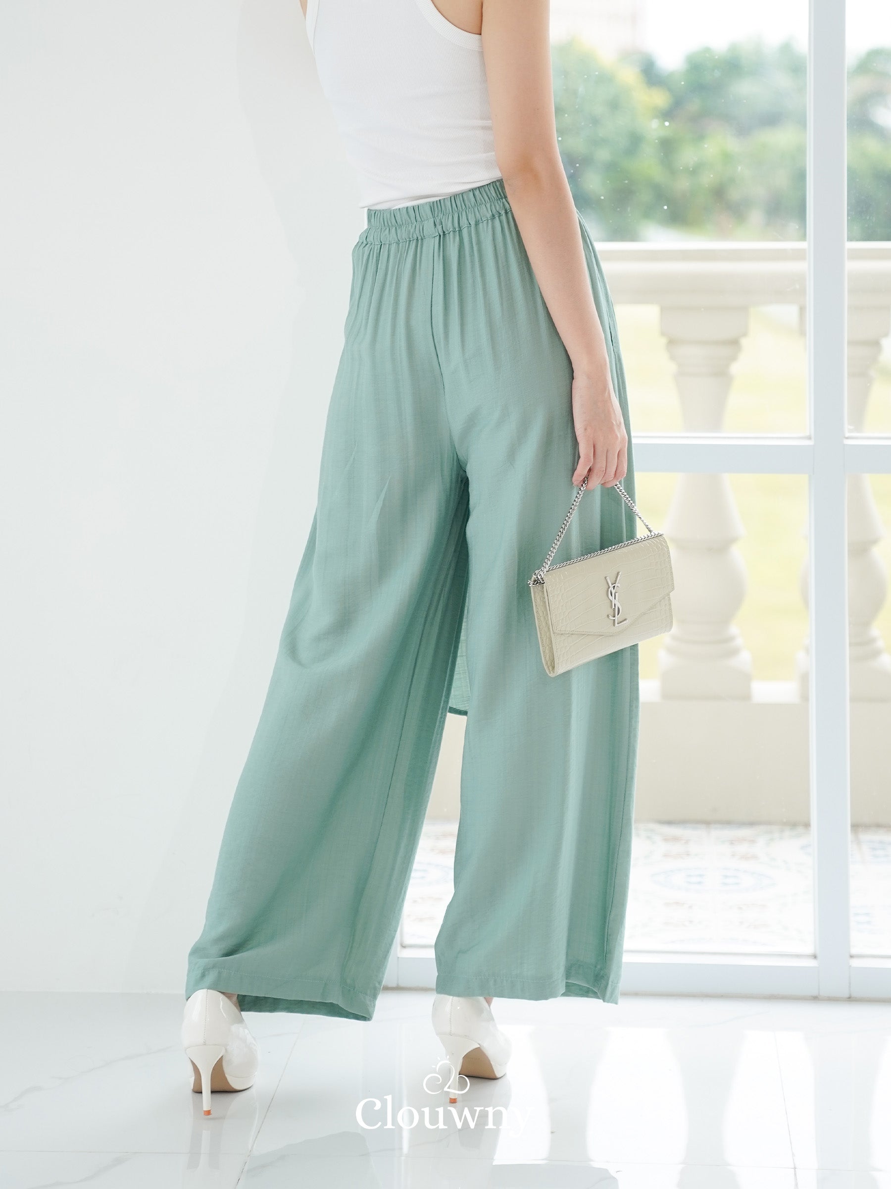 Mia Layer Cullotes - Mint